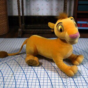Vintage 2002 Walt Disney The Lion King JUMBO SIMBA LION 20" Plush Toy